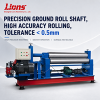 Machine à rouler les plaques en acier W11 4*1600mm, à trois rouleaux, robuste, pour le traitement des métaux