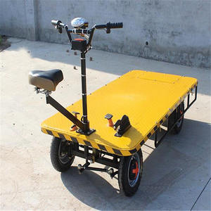 Carro de Transporte para Carga, Almacén Móvil, Capacidad de Carga de 1000 kg, Carro de Plataforma Eléctrico Manual - Product Image 4