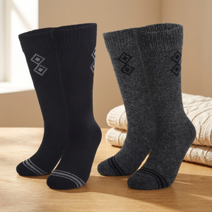 Thick Crew Knitted Sports <b>Socks</b> Taiwan Made Sturdy Support Performance Mid-Calf <b>Socks</b> - Product Image 1
