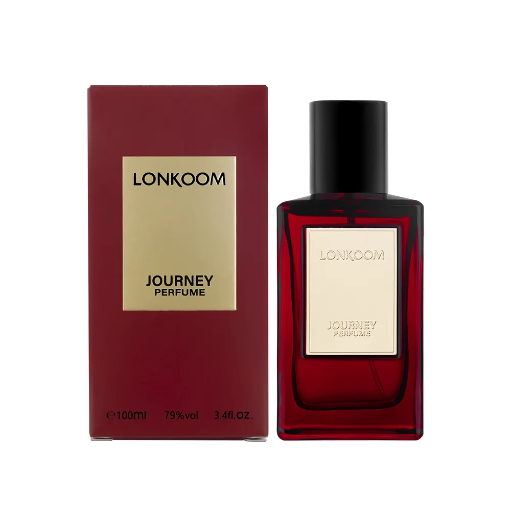 Factory OEM ODM 100ml women perfumes original of LONKOOM designer perfume with rouge glass bottles