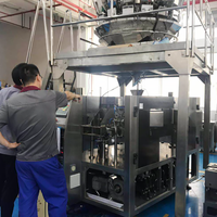 Machine d'emballage rotative à grande vitesse pour sachets Doypack préformés avec fermeture éclair, certifiée LINPACK Pro Factory, pour bonbons