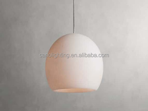 Hiện đại sang trọng tùy chỉnh Alabaster maeva đèn chùm LED hình bầu dục cụm cho phòng ăn cầu thang phong cách Pháp kích thước trung đèn - Product Image 6