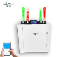 Système de ventilation domestique 300 m³/h, unité verticale MVHR, purificateur d'air, récupérateur ERV/HRV avec Wifi et contrôleur LED 7 pouces