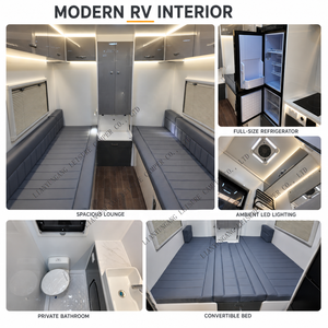 Camper de Fibra de Vidrio para Camioneta, Autocaravana, <span class=keywords><strong>Caravana</strong></span> para Acampar, Fabricada para Camionetas - Product Image 4