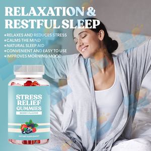 Gummies anti-stress SUNI OEM/ODM en marque privée, favorisant la relaxation, extrait de safran, améliorant le sommeil - Product Image 3