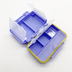 Organisateur de pilules portable de haute qualité à grande capacité avec 6 compartiments, boîte à pilules hebdomadaire - Product Image 4