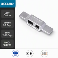 Loquet/Attache Multipoints en Argent Brossé pour Porte et Fenêtre 69,5 mm – Accessoires de Quincaillerie pour Fenêtre