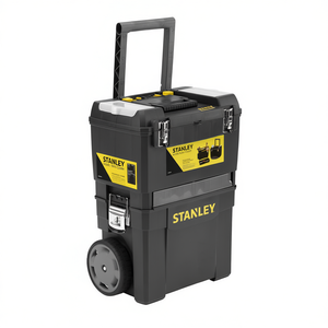 Caja de herramientas Stanley Mobile Work Center 2 en 1 con ruedas y asa para almacenamiento y transporte portátiles - Product Image 2