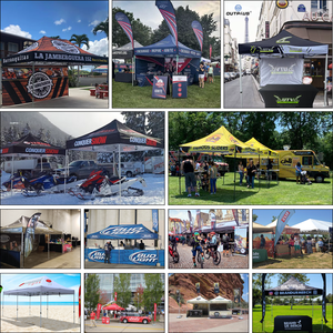 Tùy chỉnh đỉnh cao Lều nhiệm vụ nặng nề 3x3 4x4 5x5 6x6m tán ngoài trời cho cắm trại quảng cáo sự kiện bên khung thép không thấm nước - Product Image 5