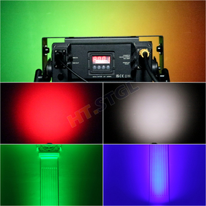 Không thấm nước 2 mắt khán giả <span class=keywords><strong>blinder</strong></span> ánh sáng <span class=keywords><strong>RGBW</strong></span> <span class=keywords><strong>COB</strong></span> <span class=keywords><strong>LED</strong></span> với nhãn hiệu x Trục điều chỉnh cho sân khấu và chiếu sáng ngoài trời - Product Image 4