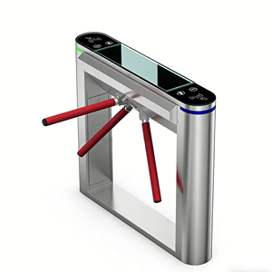 Nouveau système de contrôle d'accès par empreinte digitale et code-barres 2026, tourniquet tripode automatique pour portes et passages piétons à hauteur de taille JINYING - Product Image 1