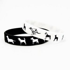 Customizable Silicone Wristbands for Dog Parties, <b>Cute</b> Pet Patterns, Rubber <b>Bracelets</b>, Dog Friendly Promotional Wristbands - Product Image 4