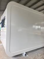 Maison préfabriquée modulaire personnalisée, cabane extérieure Apple pour l'école, le bureau, maisons préfabriquées en conteneurs pour habitation
