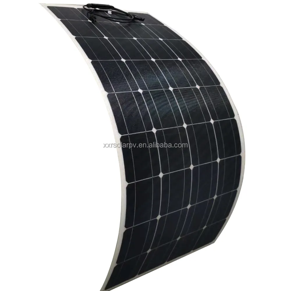 Flexible mono solar panels 110W 180W 200W thin film solar rv solar panel