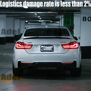 Alerón Trasero de Techo Estilo M4 de ABS para BMW Serie 4 F32 Coupé de 2 Puertas 2014 2015 2016 - en adelante 420i 428i 430i - Product Image 2