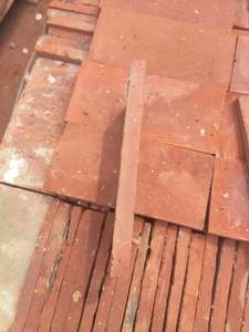 Ladrillos de arcilla roja antiguos vintage, construcción de cerámica sinterizada con función de ladrillos refractarios sólidos, decoración de pared, Material de cemento - Product Image 5