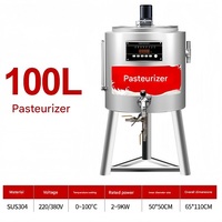 Machine de pasteurisation de jus de table compacte avec contrôle de la température
