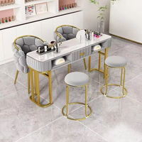 Offre Spéciale Nouveau Style Ensemble Table et Chaise de Manucure Multi-fonctions pour Salon de Beauté