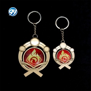 พวงกุญแจโซ่อื่นๆสำหรับตกแต่งคอสเพลย์เกมขนาดใหญ่วงแหวน7สไตล์1:1สร้างเสริมดวงตาแห่งเทพเจ้า10ซม. - Product Image 3