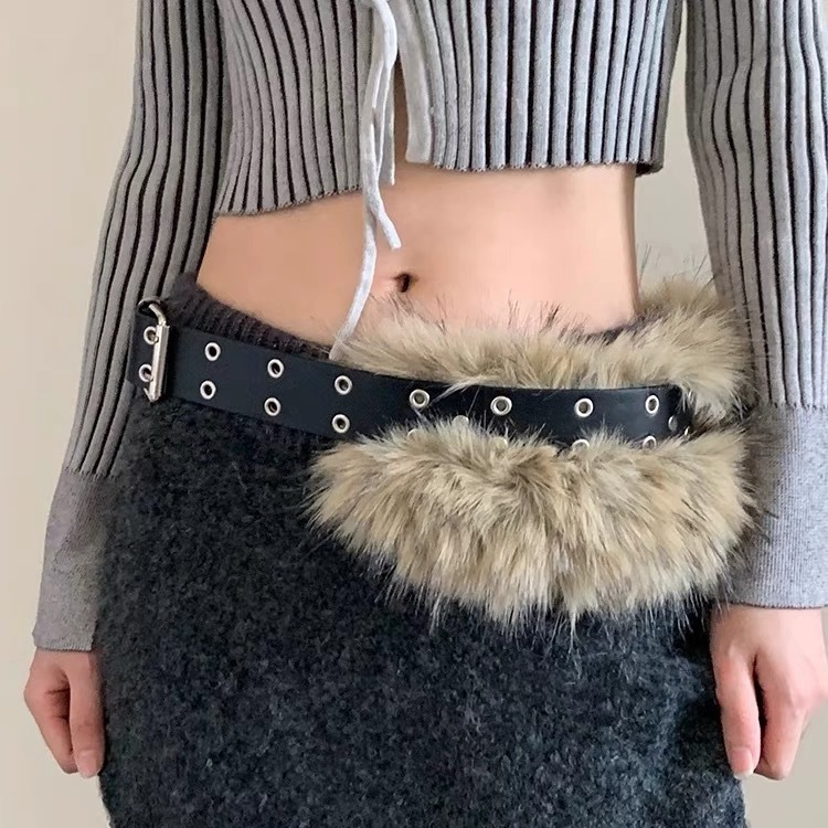 Medieval Wide Fur Waist Medieval Viking Retro Vintage  display picture 1