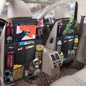 High Quality Eco-Friendly Folding 600D Polyester Oxford Fabric Car Backseat Organizer 9 Storage <b>Pockets</b> 3-6L Capacity Modern - Product Image 4