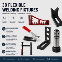 Banc de travail de soudage 3D robuste, plateforme de soudage tridimensionnelle flexible, kit de gabarits et de fixations pour la fabrication industrielle