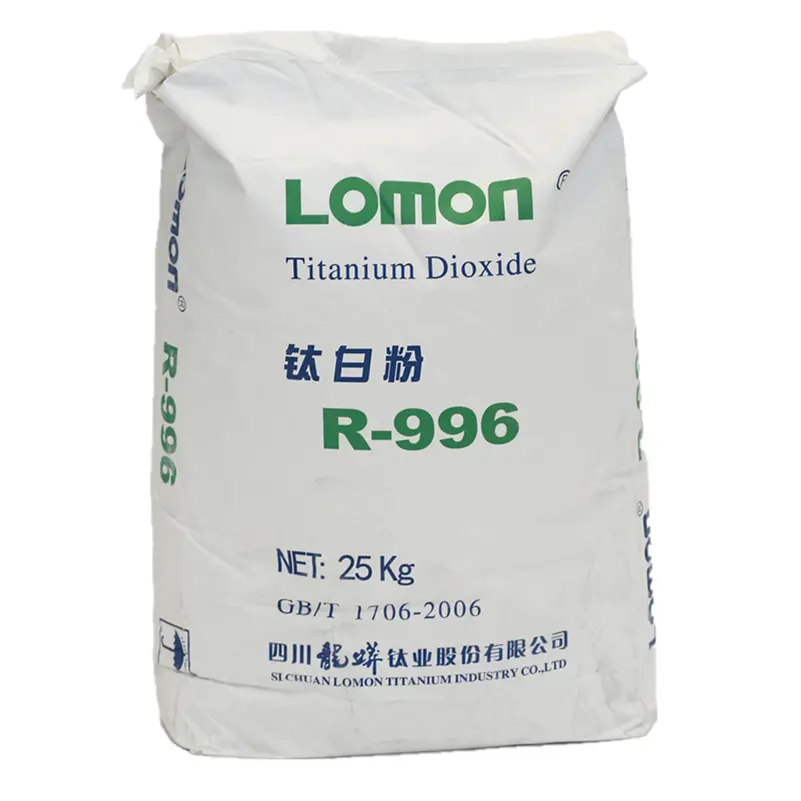 Materia prima de dióxido de titanio tio2 precio químico usado en la pintura R996