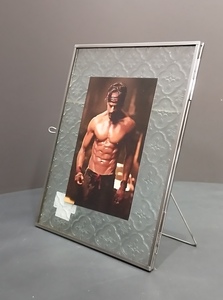 Tabletop Picture <b>frame</b> made <b>with</b> steel & mirror/ glass used for home decor showcase & storage Supplier from India - Product Image 3