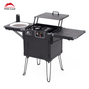 Wild Land Multi-function Foldable <strong>Camping</strong> <strong>Kitchen</strong> and Portable Integrated Outdoor <strong>Kitchen</strong> for <strong>Camping</strong> - Product Image 1