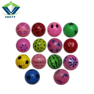 Ballon de football gonflable en pvc personnalisé, mini balles de plage colorées en vrac