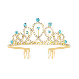 2 पीसी सेट सिंड्रेला पार्टी क्रिस्टल क्राउन टियारा स्कैटर जादू की छड़ी की आपूर्ति करता है - Product Image 3