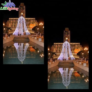 Tùy chỉnh khổng lồ thắp sáng thương mại giáng sinh chuông ngoài trời không thấm nước IP65 trang trí Motif đèn - Product Image 2