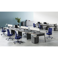 Derniers modèles de bureaux et postes de travail de luxe, table d'ordinateur contemporaine, bureau pour employés, montage facile, modulaire