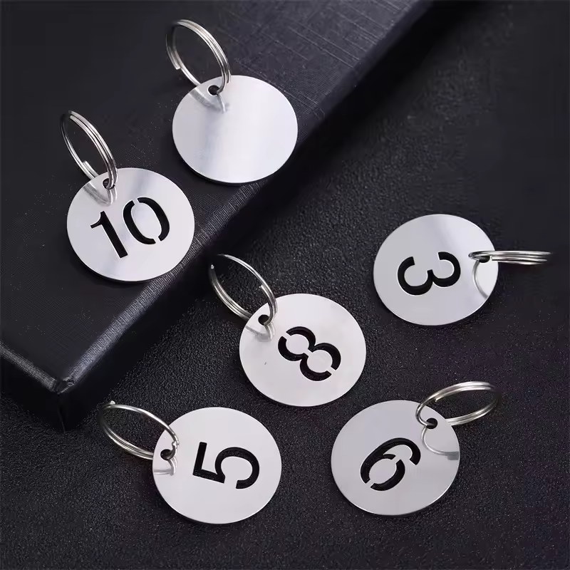 Set Of 2 Metal Pressed Number Plates - Aluminum, 520mm X 111mm, Self-Adhesive, For All Vehicles