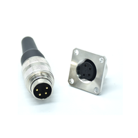 Connecteur étanche circulaire 1 ensemble J09 M16 4 broches connecteur de câble de soudage prise industrielle connecteur M16