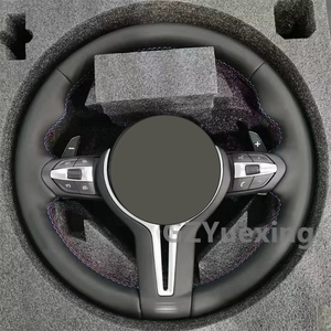 <span class=keywords><strong>Volant</strong></span> en cuir véritable automobile noir pour <span class=keywords><strong>Bmw</strong></span> Série 3 5 F10 F30 M3 M5 - Product Image 6
