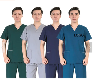 ชุดเครื่องแบบพยาบาลชุดยูนิฟอร์มผ่าตัดในโรงพยาบาลชุดผ่าตัดชุดแยกหมวกชุดพยาบาล - Product Image 2