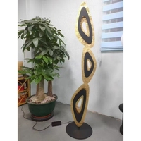 Lampe de sol LED contemporaine, hauteur réglable, design étanche, prise EU/USA, 110V/220V, lumière blanc chaud 2700K pour la maison et le bureau