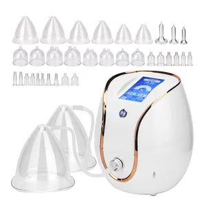 Small and light butt and breast enlargement device beauty machine with 30 cups 3 metal heads
