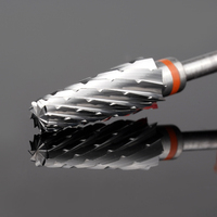 Nouveau personnalisé de haute qualité sans chaleur 5 en 1 mèches à ongles coupe croisée manucure Gel outils populaires 3/32 "ensemble de forets à ongles en carbure