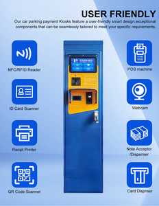 Máquina expendedora de tickets de estacionamiento, quiosco de pago de autoservicio con aceptador de billetes, sistema de quiosco de pago inteligente para exteriores para estacionamientos - Product Image 2