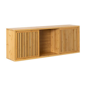 bamboo wooden dish cabinet storage 1 pcs wall mount storage tote organizer remote control storage box