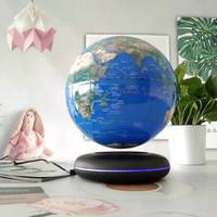 Mapa del Mundo de 8 Pulgadas, Globo Magnético de Levitación, Luces Decorativas RGB Flotantes para el Hogar, Regalo Personalizado para Graduación y Boda