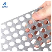 Vente chaude de tôle métallique perforée en aluminium de 0,8 mm, panneau de plafond avec services de découpe et de soudage