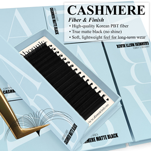 Extensiones de Pestañas al por Mayor, Color Negro Mate, Extensiones de Pestañas de Visón Cashmere, Extensiones de Pestañas Individuales 03 - Product Image 4