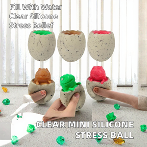 Mini Pelota Transparente de Silicona Vacía para Rellenar con Agua, Juguete Antiestrés y de Descompresión para Niños de 2 a 4 Años, Unisex - Product Image 2