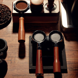 ด้ามจับพอร์ทาฟิลเตอร์กาแฟ E61 ขนาด 58 มม. ทำจากโลหะผสมสังกะสี ชุดหัวชงแบบไม่มีฐาน พร้อมด้ามจับไม้ สำหรับเครื่องชงกาแฟเอสเพรสโซ - Product Image 3