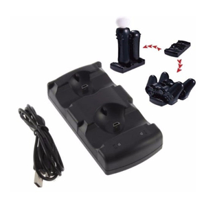 Station de charge 2 en 1 pour <span class=keywords><strong>manette</strong></span> <span class=keywords><strong>PS3</strong></span> <span class=keywords><strong>Chargeur</strong></span> double pour <span class=keywords><strong>manette</strong></span> <span class=keywords><strong>PS3</strong></span> Station de charge alimentée par câble USB - Product Image 2