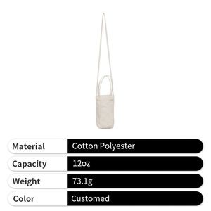 Sacs en toile de coton minimalistes et modernes en gros avec poignée pour femmes - Product Image 4