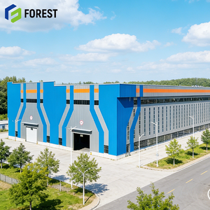 Custom Dimension Prefabricated Low Maintenance Steel Structure Workshop Rapid Assembly Beverage Bottling Apartment Warehouse - Product Image 1